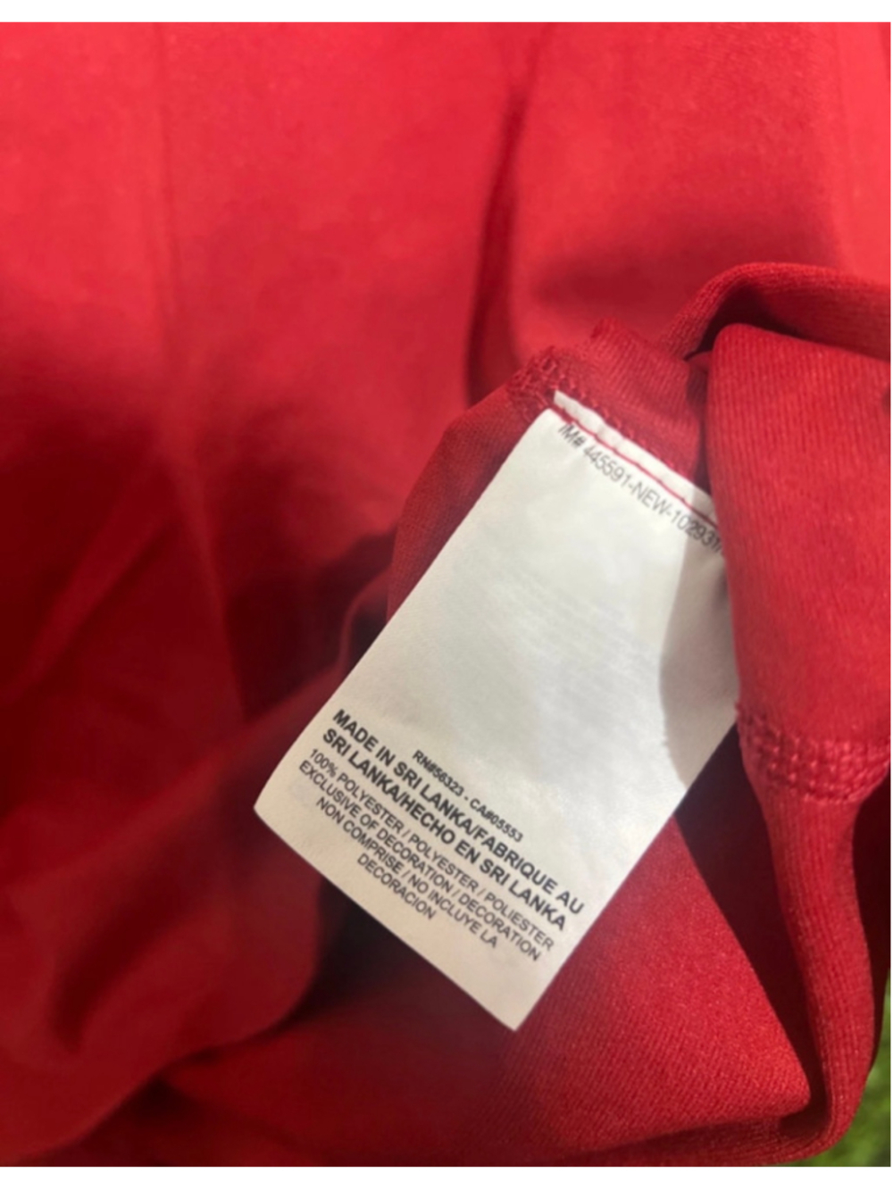 Men’s Nike Essential Dri-FIT Crimson Long Sleeve 1/4 Zip Pullover Red Size L - Picture 4 of 5
